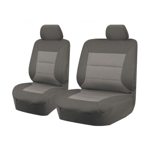 Fanno-Custom Fit Seat Covers for Mazda BT-50 Up Series Single Cab 2011-2016 Grey