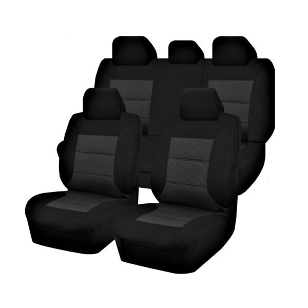 Fanno-Custom Seat Covers for  C-HR NGX10-50R 2016-2020 5 Seater Black Premium