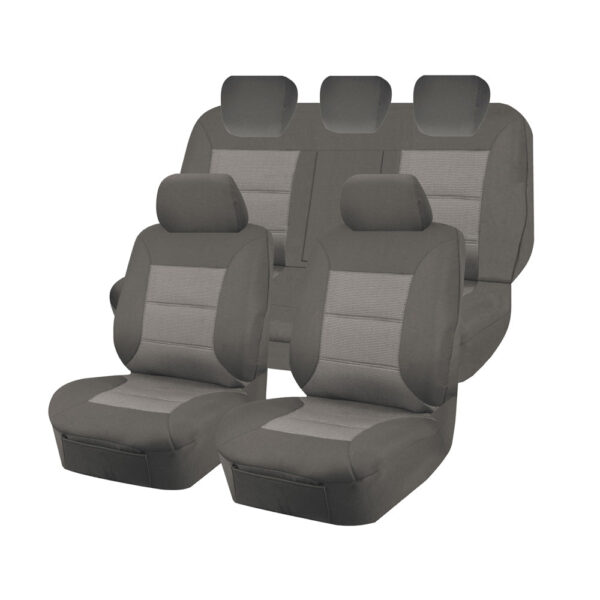 Fanno-Premium Jacquard Seat Covers for Ford Ranger Dual Cab 2015 to 2022 Models