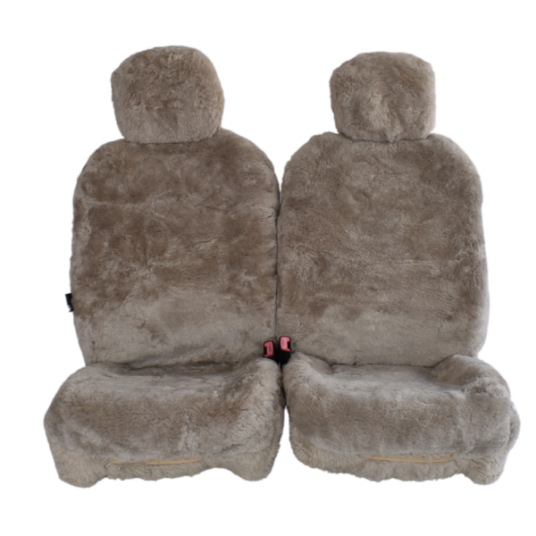 Fanno-Universal Sheepskin Seat Covers for All Vehicles 25mm Thick Plush Comfort