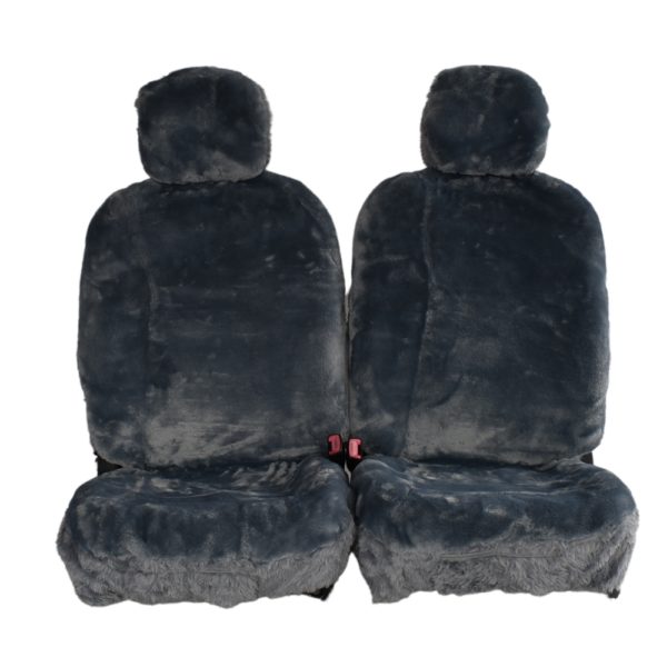 Fanno-Universal Sheepskin Seat Covers for All Vehicles 25mm Thick Plush Comfort