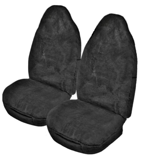 Fanno-Universal Sheepskin Seat Covers for All Vehicles Soft Plush Warmth 16mm Thick