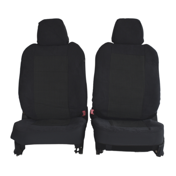 Fanno-Jacquard Fabric Seat Covers for Nissan Frontier Dual Cab 2009-2020 Airbag Compatible