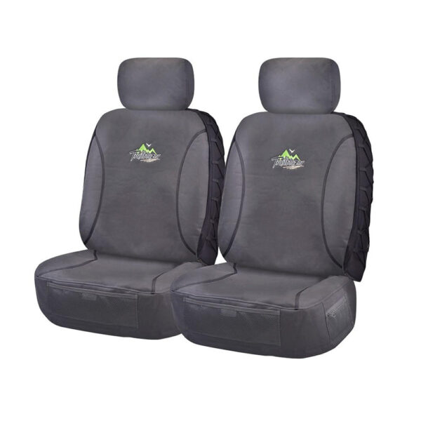 Fanno-Seat Covers for  Landcruiser 70 Series VDJ 2007 On Front Buckets Charcoal