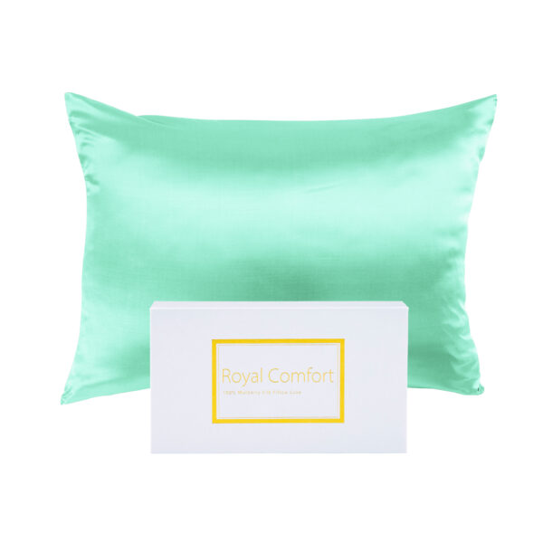 Fanno-Mulberry Silk Pillowcase Twin Pack Hypoallergenic Soft Luxury 51x76cm