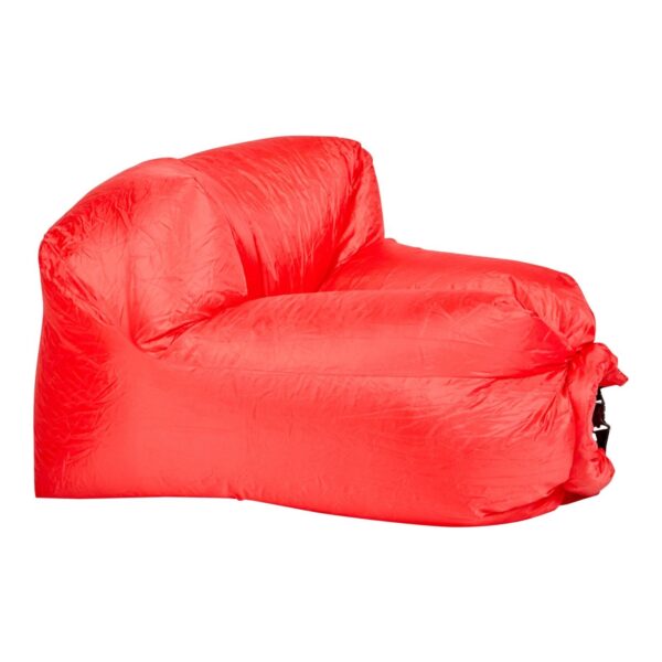 Fanno-Inflatable Air Lounger Portable Bed Sofa for Beach Camping Outdoor Relaxation Red