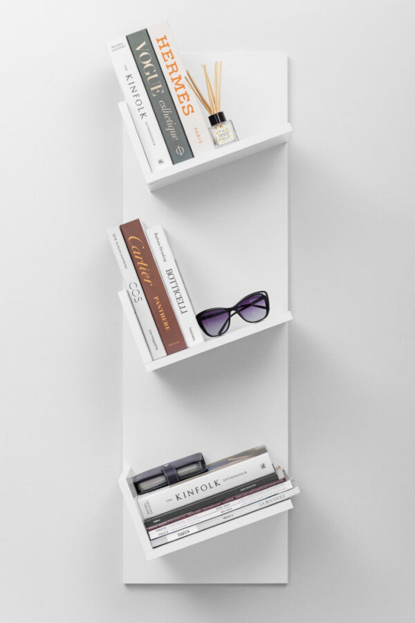 Fanno-Display Shelf for Home Office Easy Assembly European Design White Finish