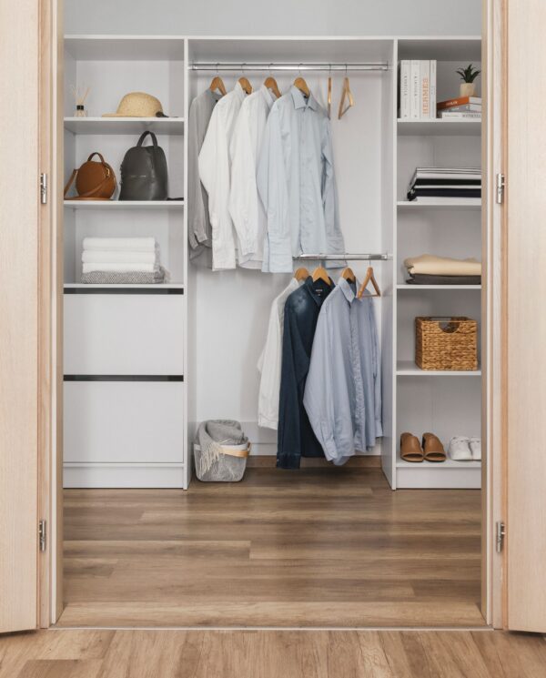 Fanno-Walk In Wardrobe Kit 2M Stylish Storage Solution with Hafele Components