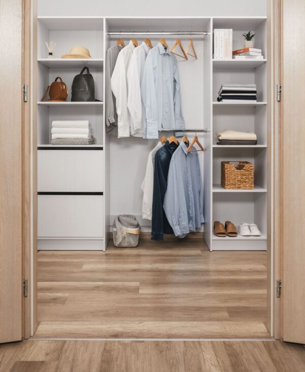 Fanno-Walk In Wardrobe Kit 2M Storage Solution with Hafele Components and Assembly Videos