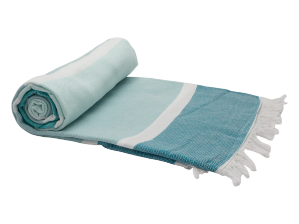 Fanno-Quick Drying Pure Turkish Cotton Beach Towel Compact Soft Luxury for Sun Trips