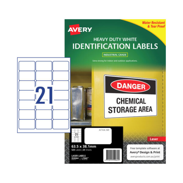 Fanno-Laser Labels 21 Up Pack of 25 for Inkjet and Laser Printers  Compatible