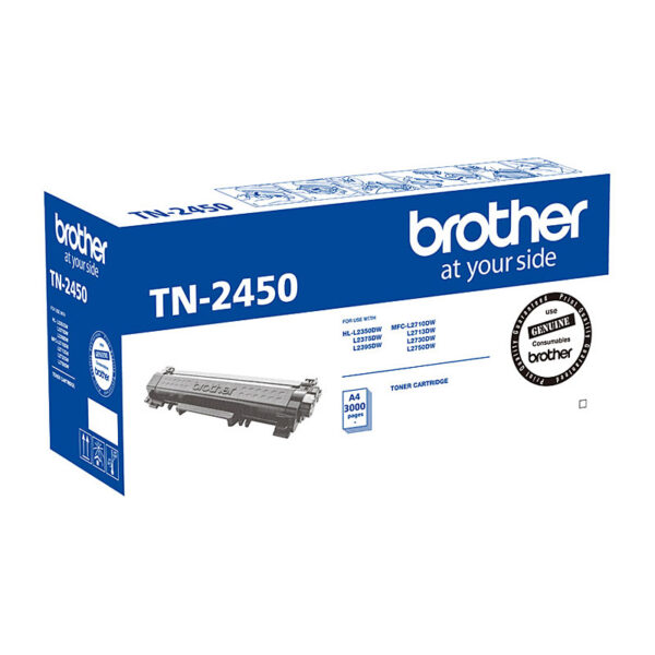 Fanno-TN-2450 Black Toner Cartridge Compatible with HL and MFC Printers 3000 Pages