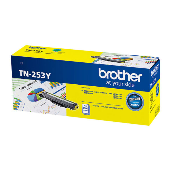 Fanno-Yellow Toner Cartridge TN-253Y Compatible for HL-3230CDW 1300 Pages