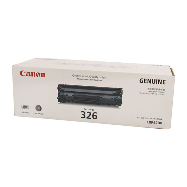 Fanno-Genuine Black Toner Cartridge 326 for Laser Shot LBP6200D Yield 2100 Pages