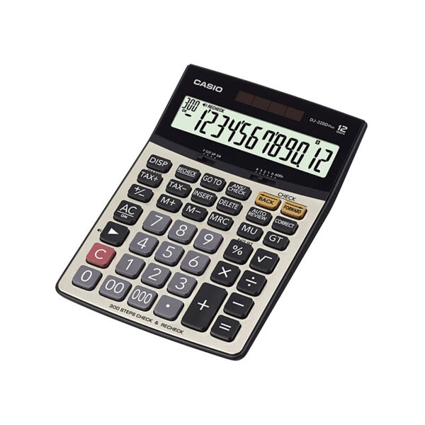 Fanno-Heavy Duty 12 Digit Tax Calculator with Dual Power and Recheck Function