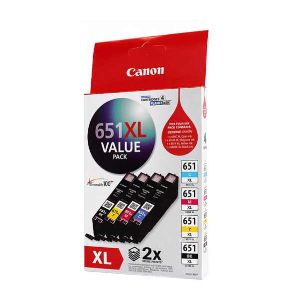 Fanno-CLI651XL Ink Value Pack Premium Quality Toner Cartridges for Printers