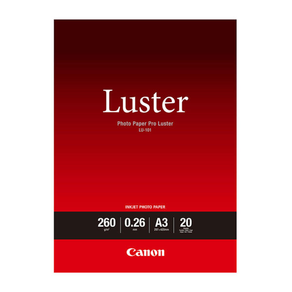 Fanno-Premium Quality Luster Photo Paper A3 20 Sheets Compatible with  Printers