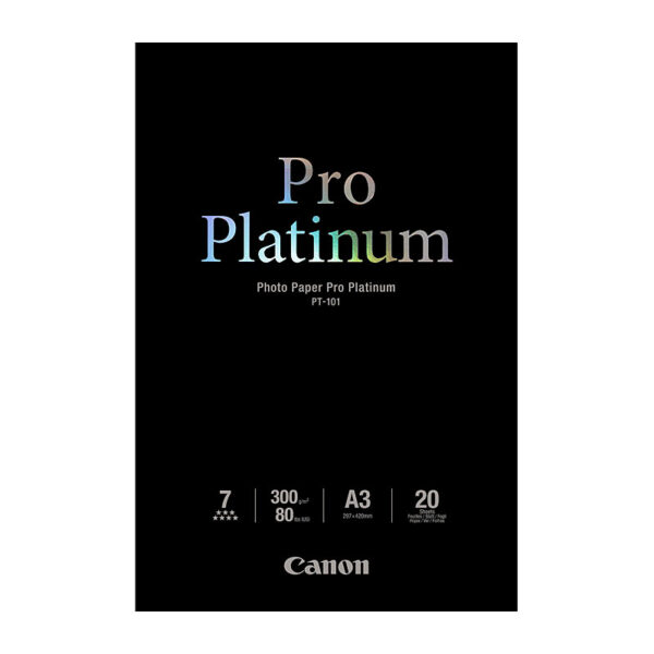 Fanno-Premium Quality  PT101A3 A3 Pro Platinum Paper 20 Sheets Compatible Printers