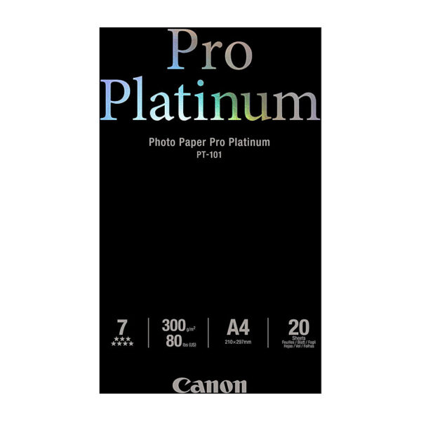 Fanno-Premium Quality  PT101 A4 Paper 20 Sheets Compatible Printers A4 Pro Platinum