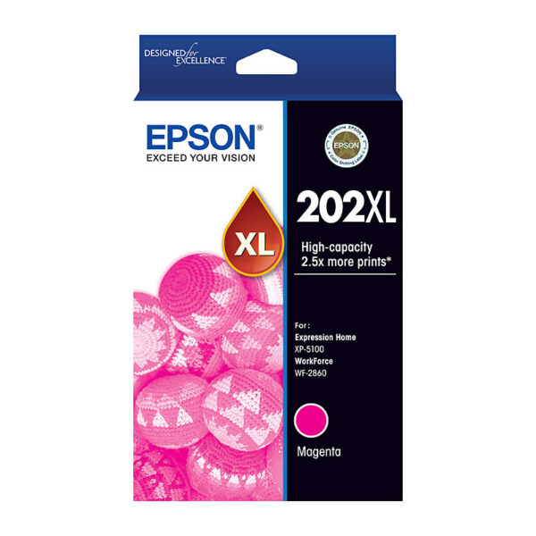 Fanno-202XL Magenta Ink Cartridge for XP 5100 WF 2860 Premium Quality Toner