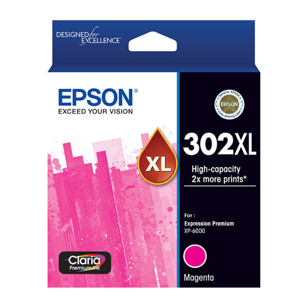 Fanno-Genuine Magenta Toner Cartridge for XP 6000 6100 302XL High Yield Ink