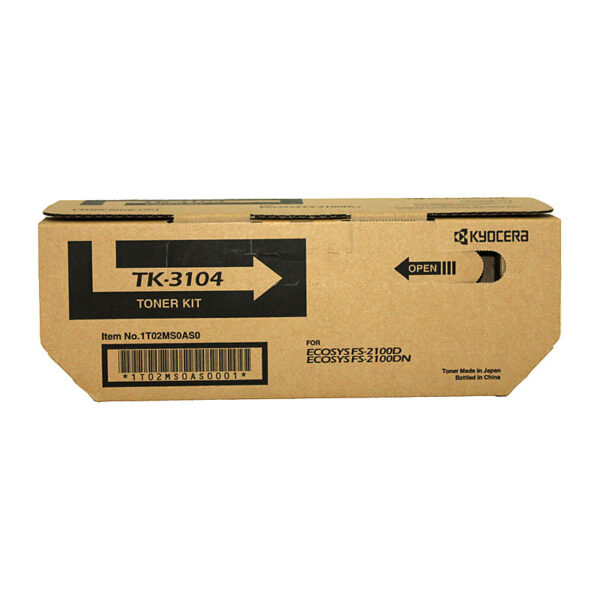 Fanno-TK3104 Black Toner Cartridge Genuine Premium Quality 12500 Pages Yield