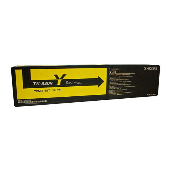 Fanno-Yellow Toner Cartridge for  Taskalfa 3050ci 3550ci 3051ci 3551ci 15000 Pages