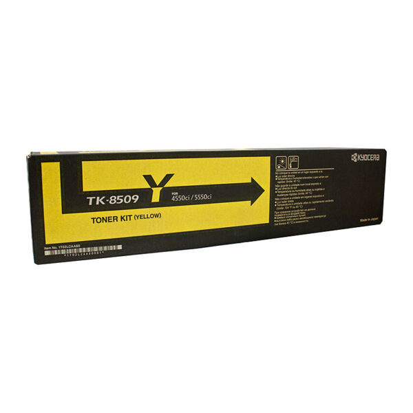 Fanno-Genuine Yellow Toner Cartridge for Taskalfa 4550ci 5550ci 30 000 Pages