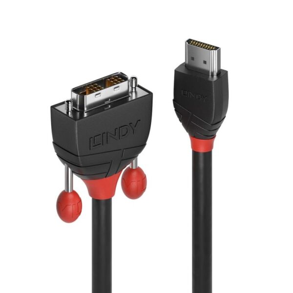 Fanno-2m HDMI to DVI-D Cable for High Definition Video Connection Black