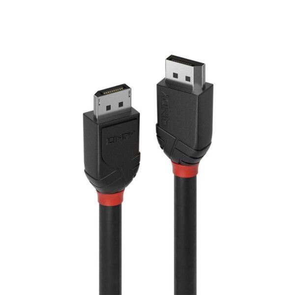 Fanno-2m DDP 1.2 Cable for High-Speed Data Transfer and Charging Black Line