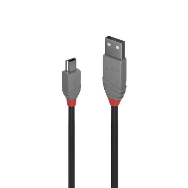 Fanno-USB2 A-Mini-B Cable 1m Compatible with Devices for Fast Data Transfer