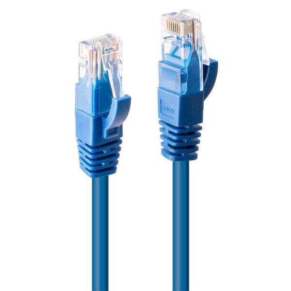 Fanno-CAT6 UTP Ethernet Cable 0.5m Blue Compatible with High-Speed Internet Networking