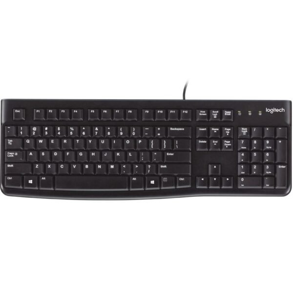 Fanno-K120 Keyboard Quiet Spill-Resistant Durable Keys Thin Profile Adjustable Tilt