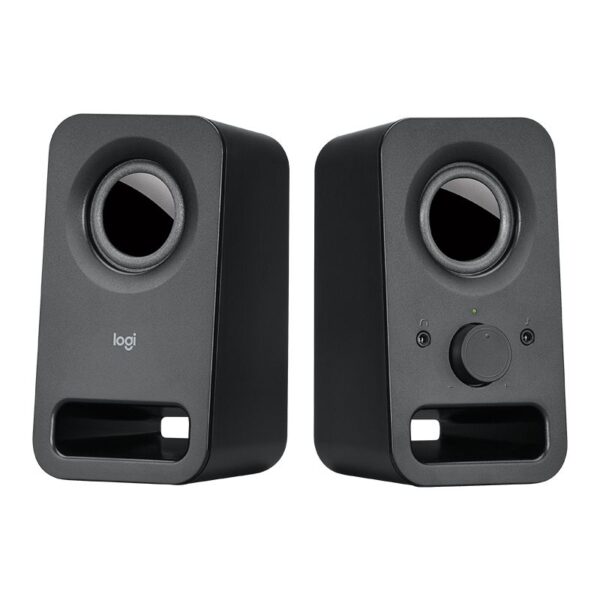 Fanno-Compact 2.0 Stereo Speakers with Power Volume Control for TV PC Smartphone Tablet