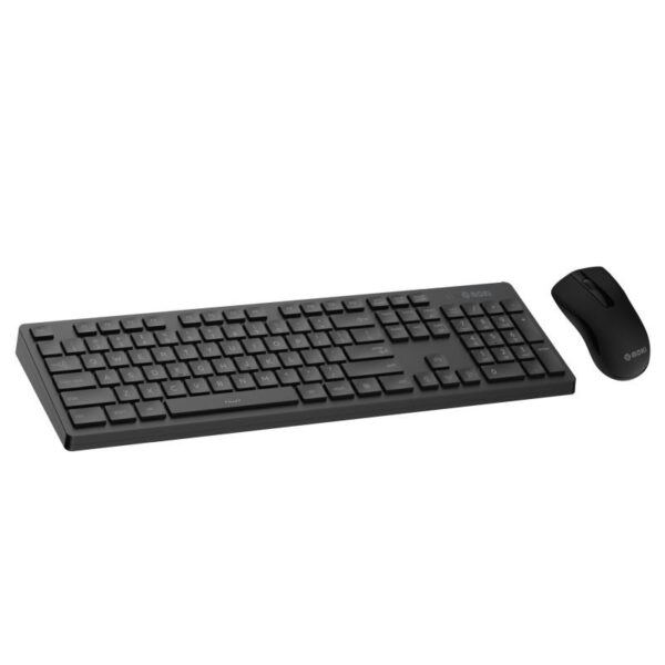 Fanno-Wireless Keyboard and Mouse Combo Black Easy to Use Plug Play USB-A Receiver