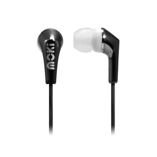 Fanno-Metallic Noise Isolating Earbuds for Portable Players with Soft Silicone Buds