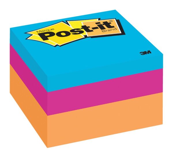 Fanno-Mini Cube 2051 Assorted Colors 48x48 Sticky Notes Pack of 6