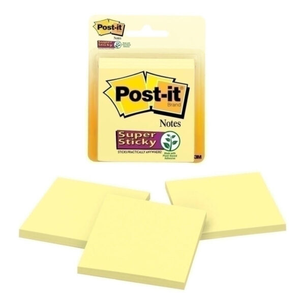 Fanno-Super Sticky Notes 3321 Pack of 6 for Easy Note Taking and Reminders