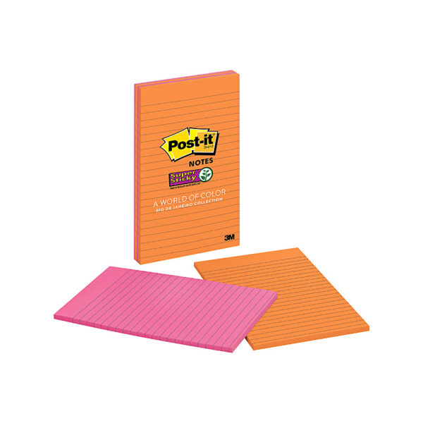 Fanno-Notes Lined Rio de Janeiro 123x200mm Sticky Notes for Organization