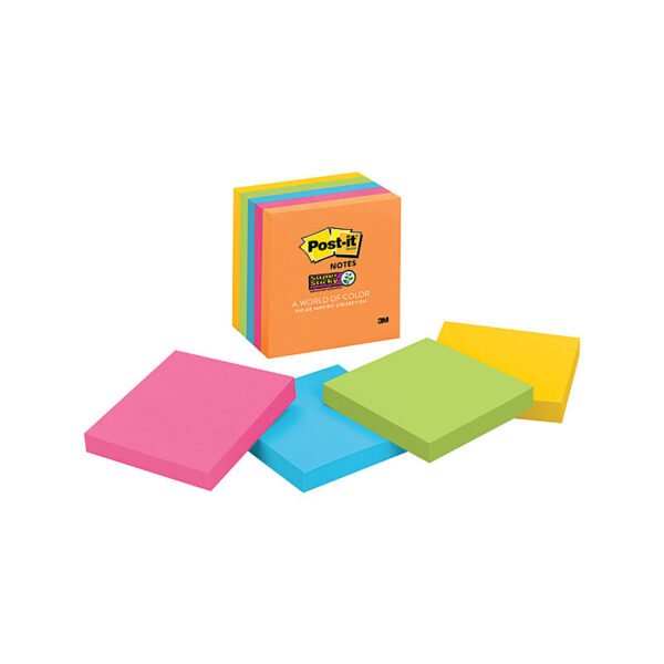 Fanno-Super Sticky Notes 73x73mm Rio De Janeiro Pack of 5 for Office and School Use