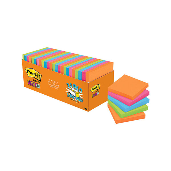 Fanno-Notes Rio de Janeiro 76x76mm Pack of 24 Sticky Notes for Office Use