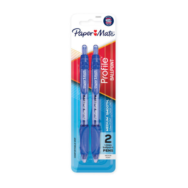 Fanno-Ballpoint Pens Blue Pack of 12 Smooth Writing Office Supplies for School