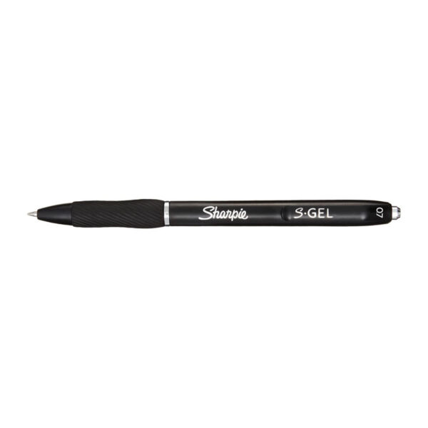 Fanno-Retractable 0.7mm Black Pens Box of 12 for Smooth Writing and Drawing