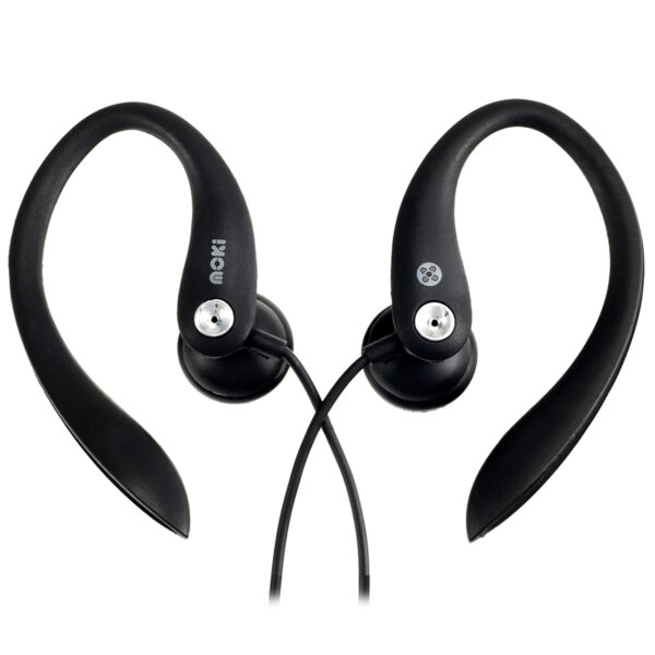 Fanno-Sports Earphones with Flexible Ear Hooks for Secure Fit and Enhanced Bass Performance