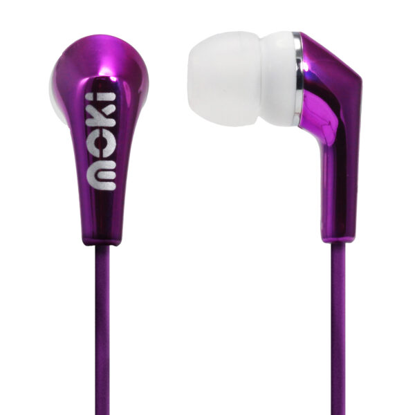 Fanno-Funky Metallic Earphones with Balanced Sound and Silicone Buds for Comfort