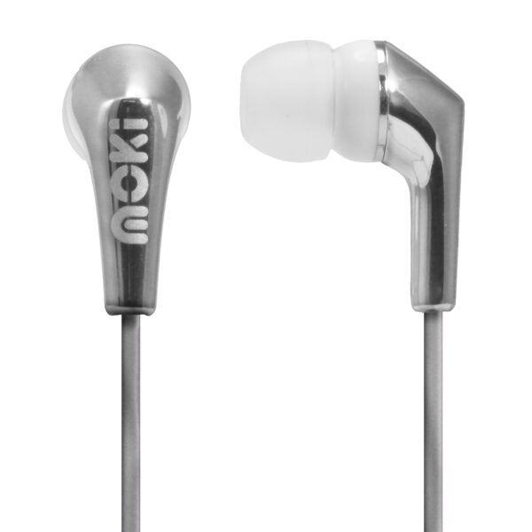 Fanno-Funky Metallic Earphones with Balanced Sound and Silicone Buds for Comfort