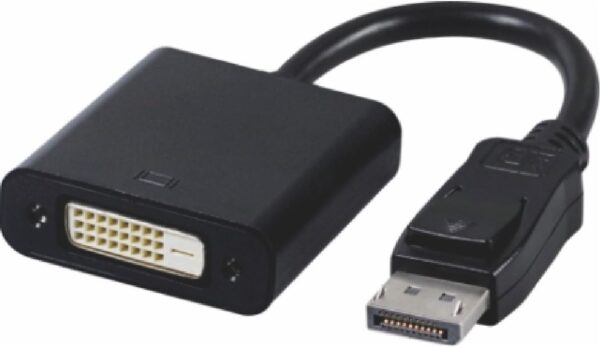 Fanno-DisplayPort to DVI Adapter Active Connector Male to Female 15cm for Monitors