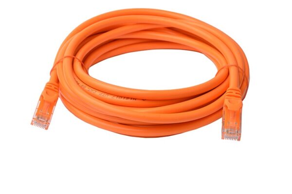 Fanno-Cat6a UTP Ethernet Cable 5m Snagless High Speed for Home Office Network Use