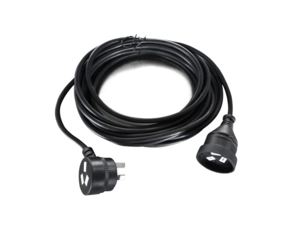 Fanno-Power Cable Extension 2m 3-Pin AU Piggy Back Compatible with Various Devices