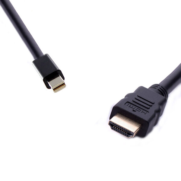 Fanno-Mini DisplayPort to HDMI Cable 1.8m Male to Male 4K High Resolution Compatible